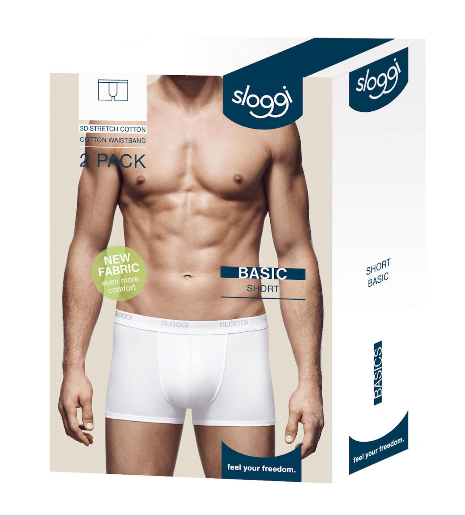 Sloggi Slip Basic Short Heren 2 stuks Wit maat 5