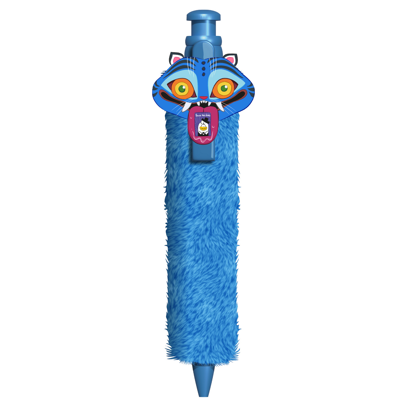 KPop Demon Hunters Balpen Derpy Pluche Blauw