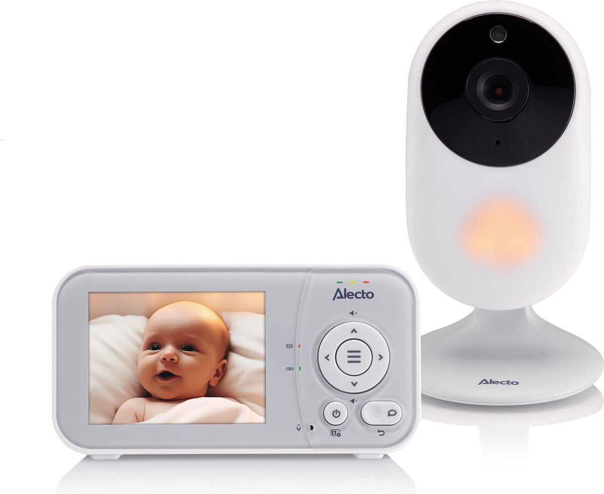 Alecto Video-Babyfoon 2.8 inch Scherm DVM2028 Wit