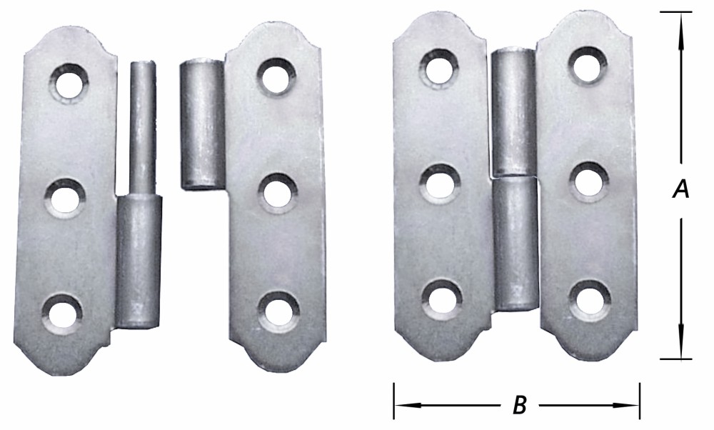 Pacostar Spaanse Paumel Verzinkt Links 60 mm2 stuks