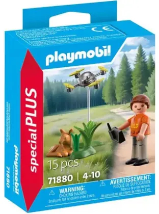 Playmobil Special Plus 71880 Redding van hertenkalf met drone