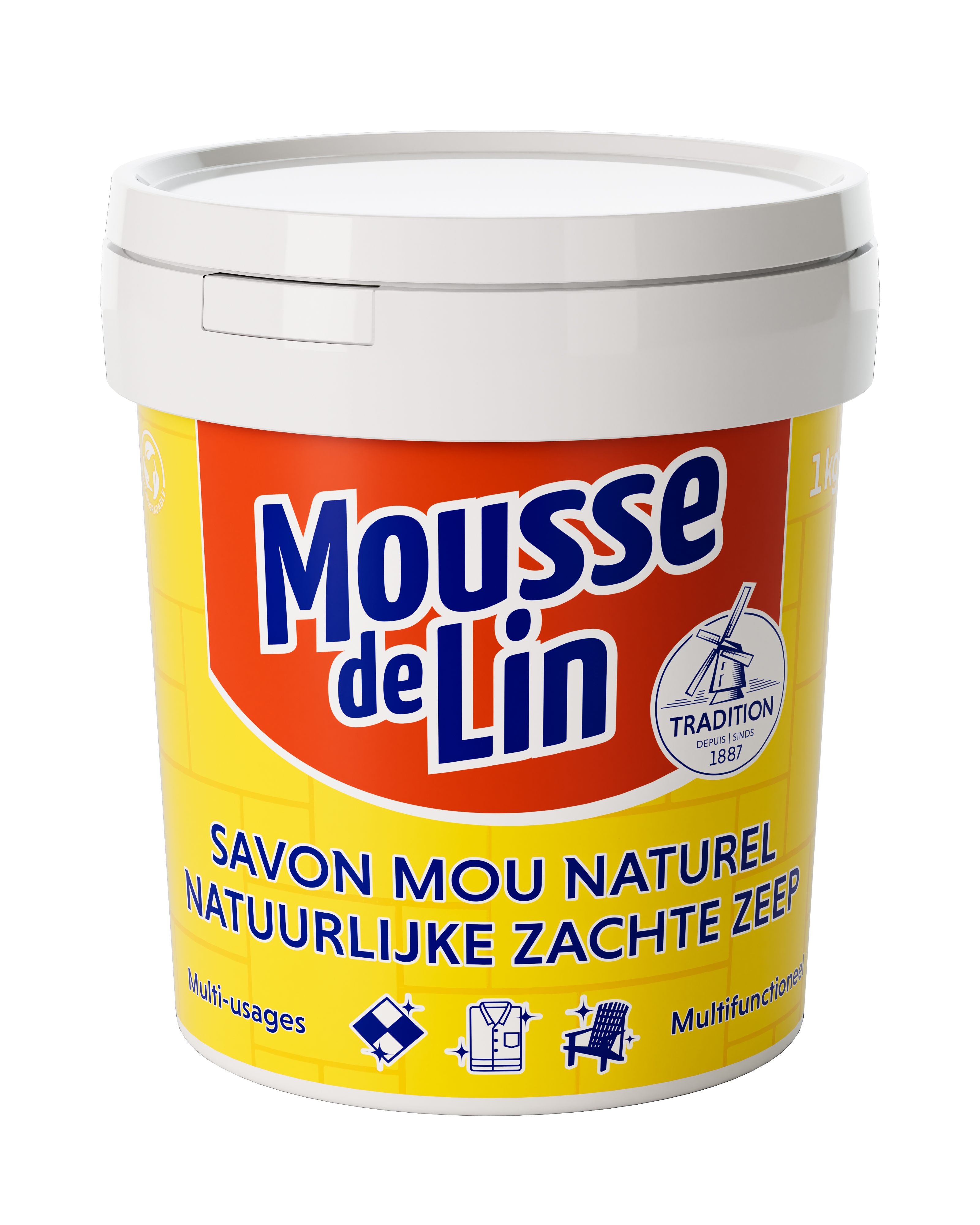 Mousse de Lin Zachte Zeep 1 kg