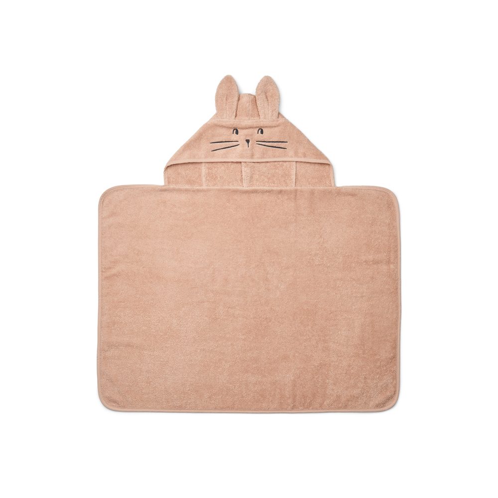 Liewood Badcape Baby Vilas Rabbit Pale Tuscany 80x60 cm