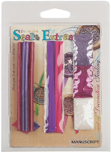 Manuscript Decoratieve Was Roze-Paars