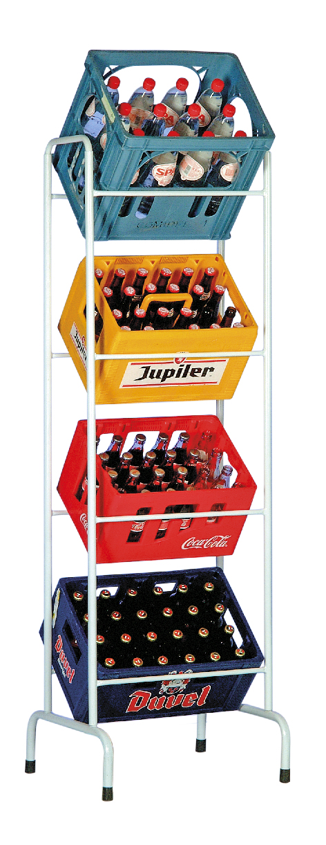 Krattenrek Extra Stevig  Zwart Gelakt PRACTO Home - 160x51x46cm - 55kg