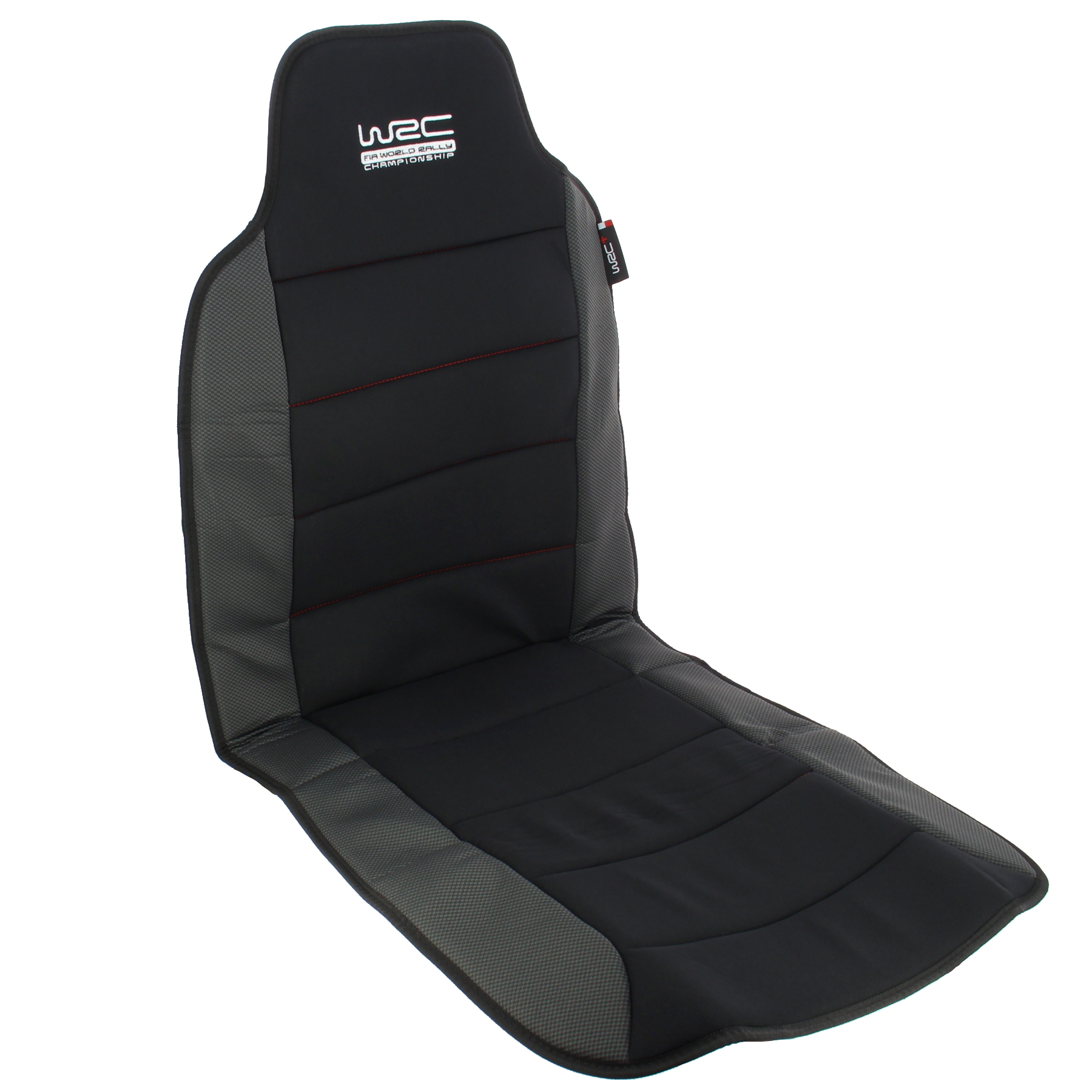 WRC rally line zetelhoes universeel zwart/rood