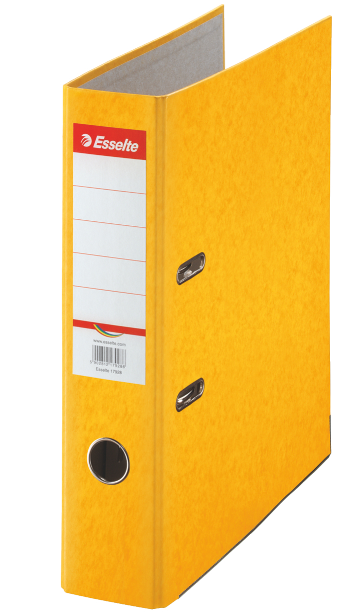Esselte Klasseur Rainbow Geel A4 - 75 mm - Karton