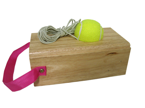Tennistrainer 1,2 Kg, rubberwood + bal, naturel hout - Jokari