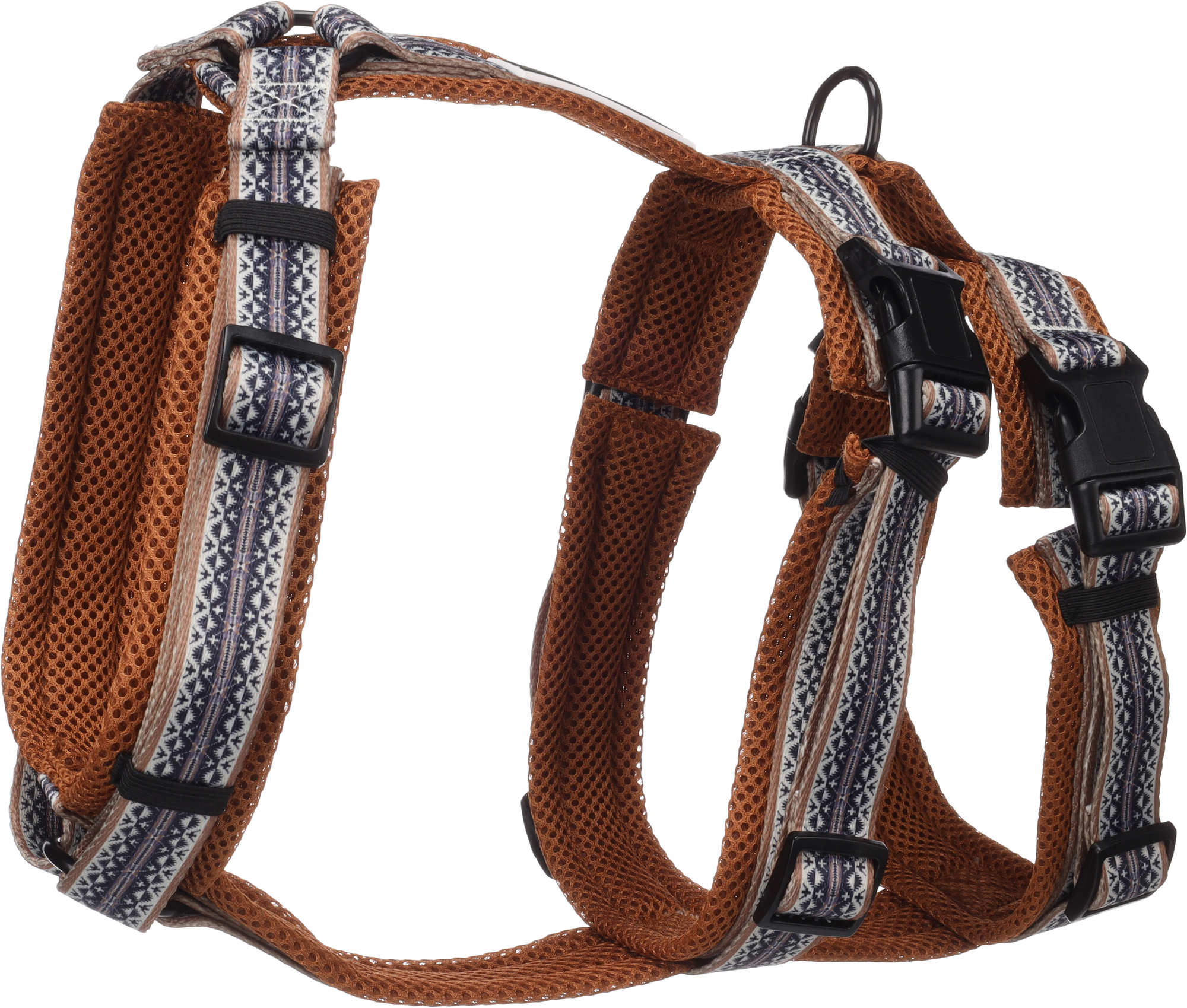 Flamingo Veiligheidsharnas Hond Ubud L 46-80 cm 60-86 cm 55-76 cm 25 mm Zwart