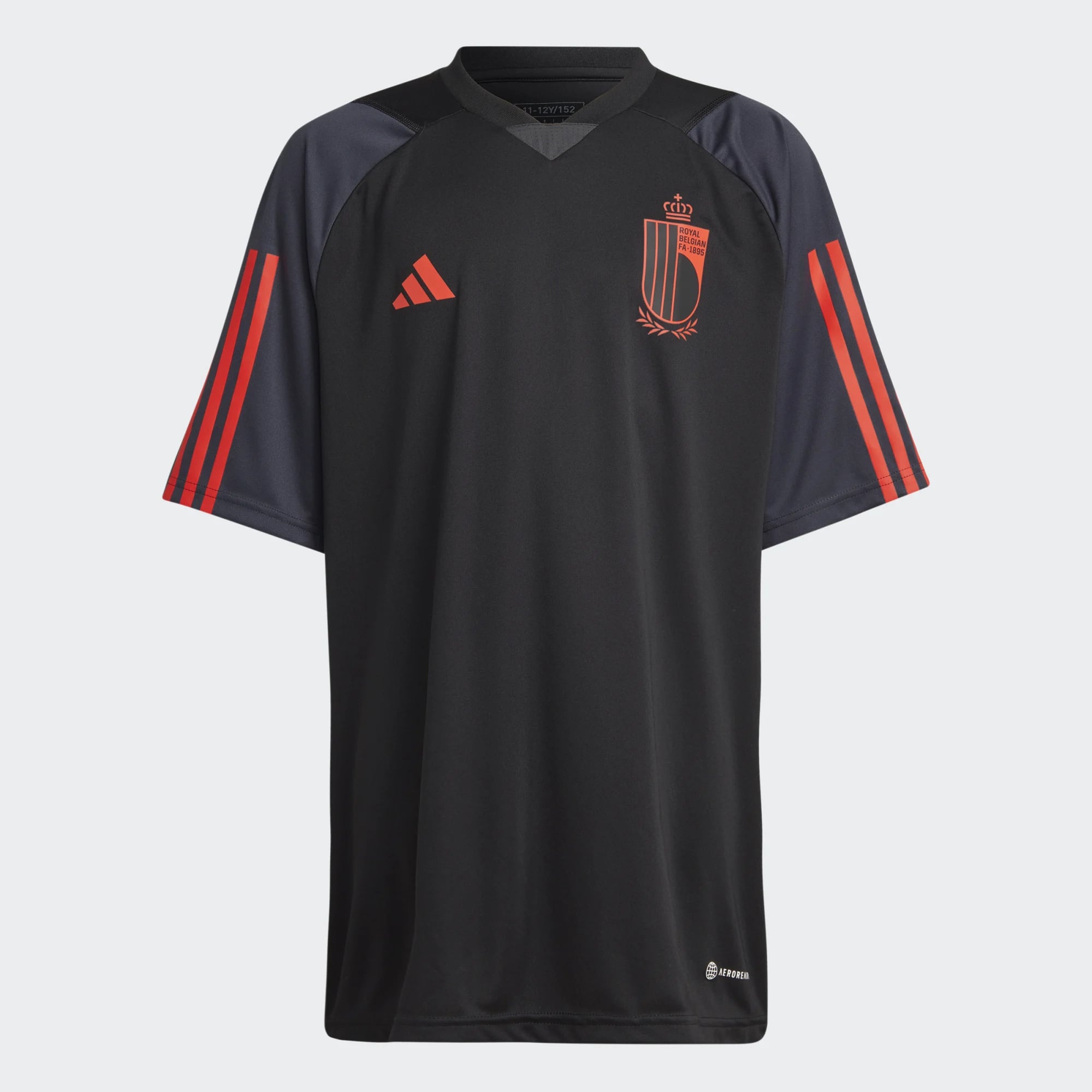 Adidas Belgium RBFA T-shirt Youth jersey WK22 - Black - Maat 140/10J