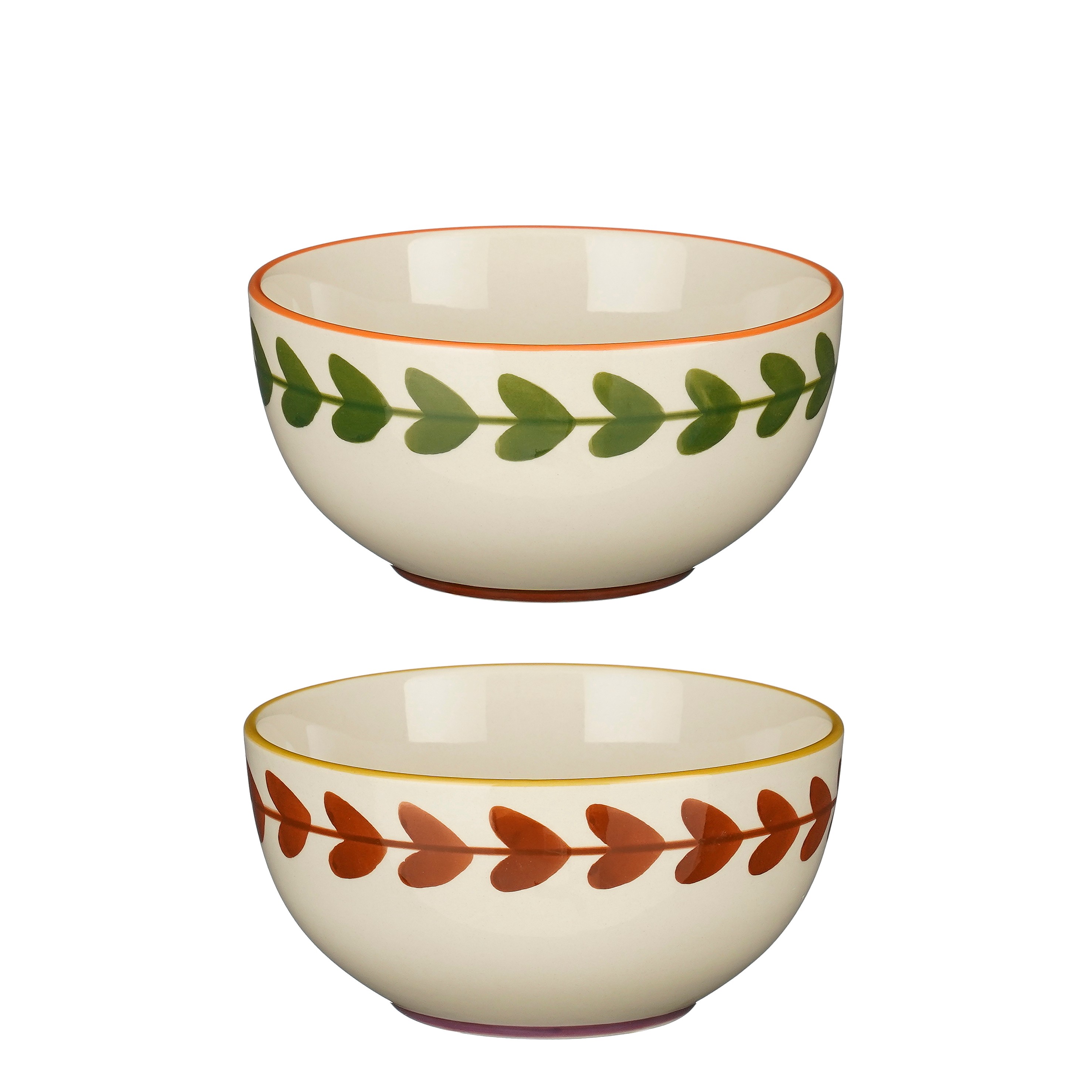 Mica Bowl Stef 14.5x7 cm - Kom/Schaal - Keramiek - assorti - prijs per stuk