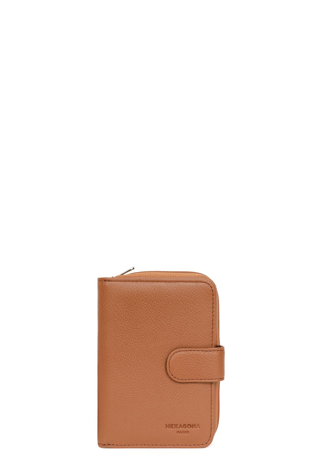 Hexagona Portefeuille Dames Confort 13x9x3 cm Bruin