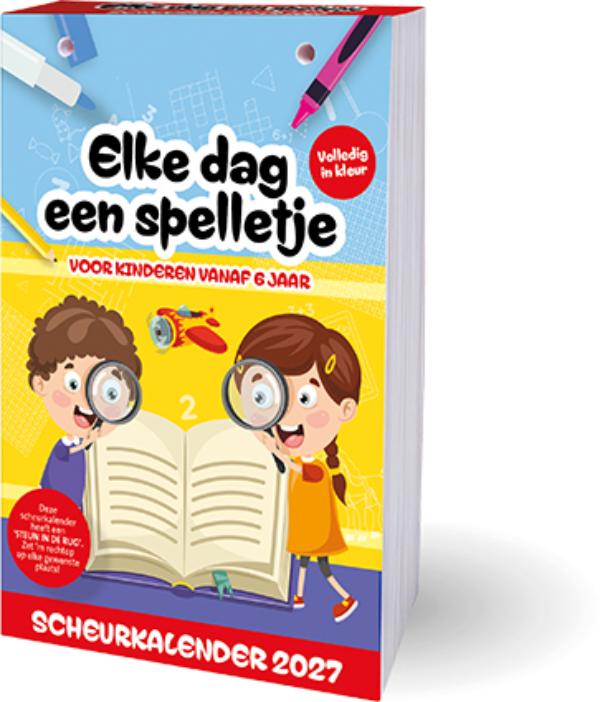 Scheurkalender 2027 - Elke Dag een Spelletje voor Kinderen vanaf 6 jaar
