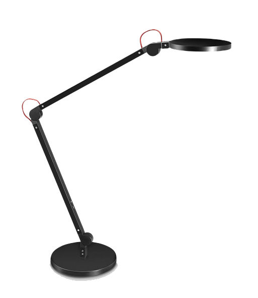 Alba Giant Bureau Lamp Zwart met Aanraakgevoelige Schakelaars