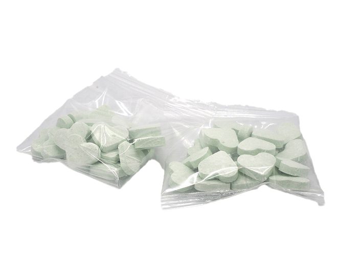Candyville Snoep Hartjes Dextrose 500 g - Groen