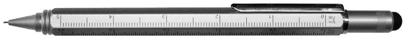 Standardgraph Multifunctionele Balpen Zilver
