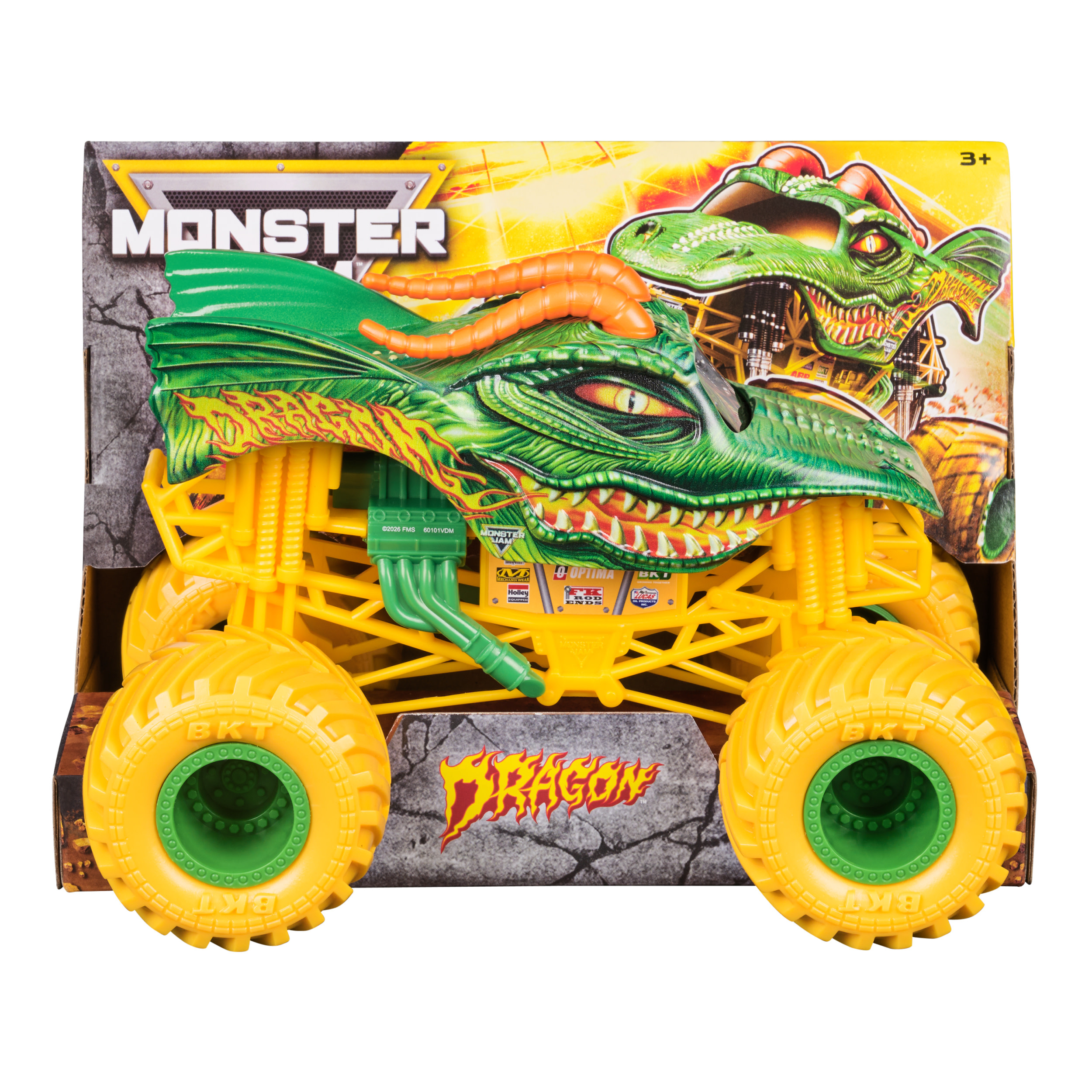 Monster Jam Metalen 1:24 Truck - Dragon