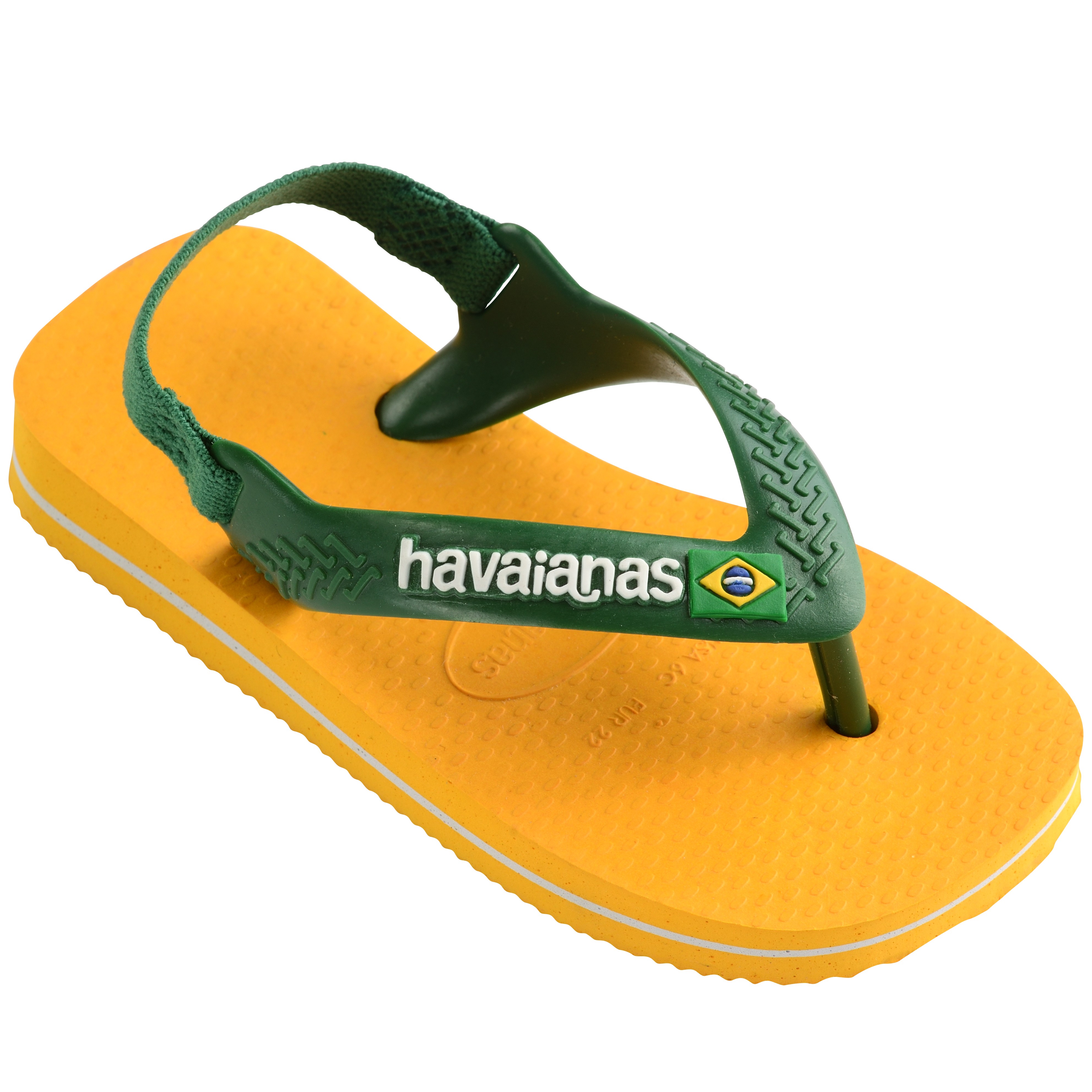 Havaianas Teenslipper Baby Brasil Logo Pop Yellow Amazon - maat 21