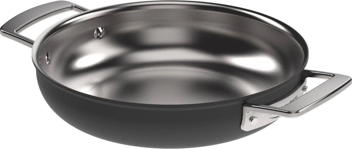 Demeyere Bakpan Black 5 20cm met 2 Handgrepen - RVS - Outdoor Cooking - alle Vuren