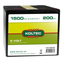 KOLTEC Batterij 9 Volt 1700 Wh 200 Ah Alkaline