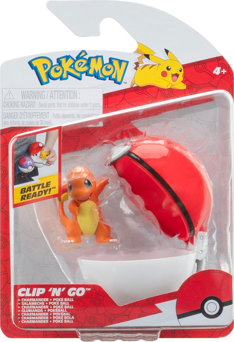 Pokemon - Clip'N Go - Charmander #1 with Poké Ball
