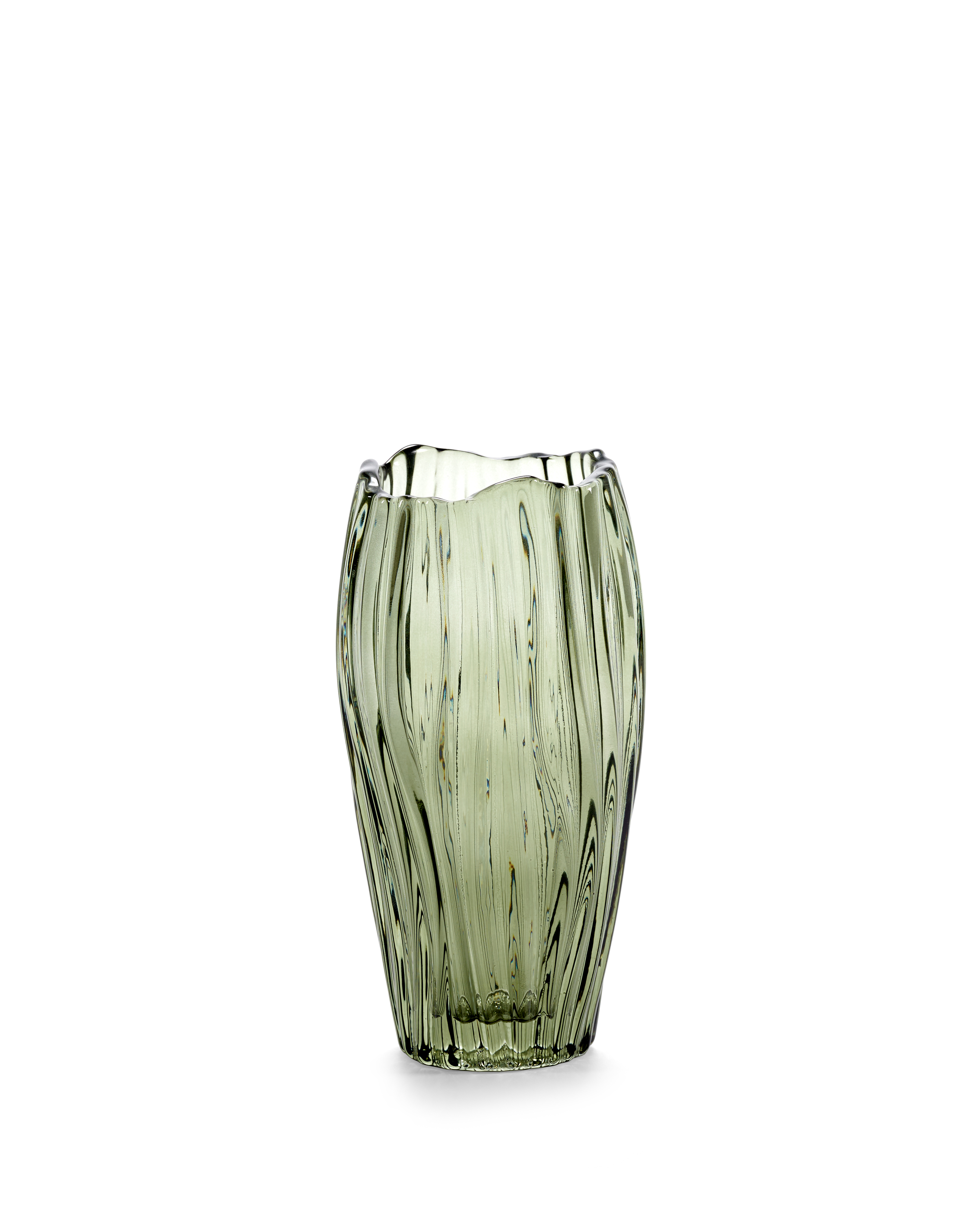 Serax Vaas 02 Green 10.5x20 cm - Glas