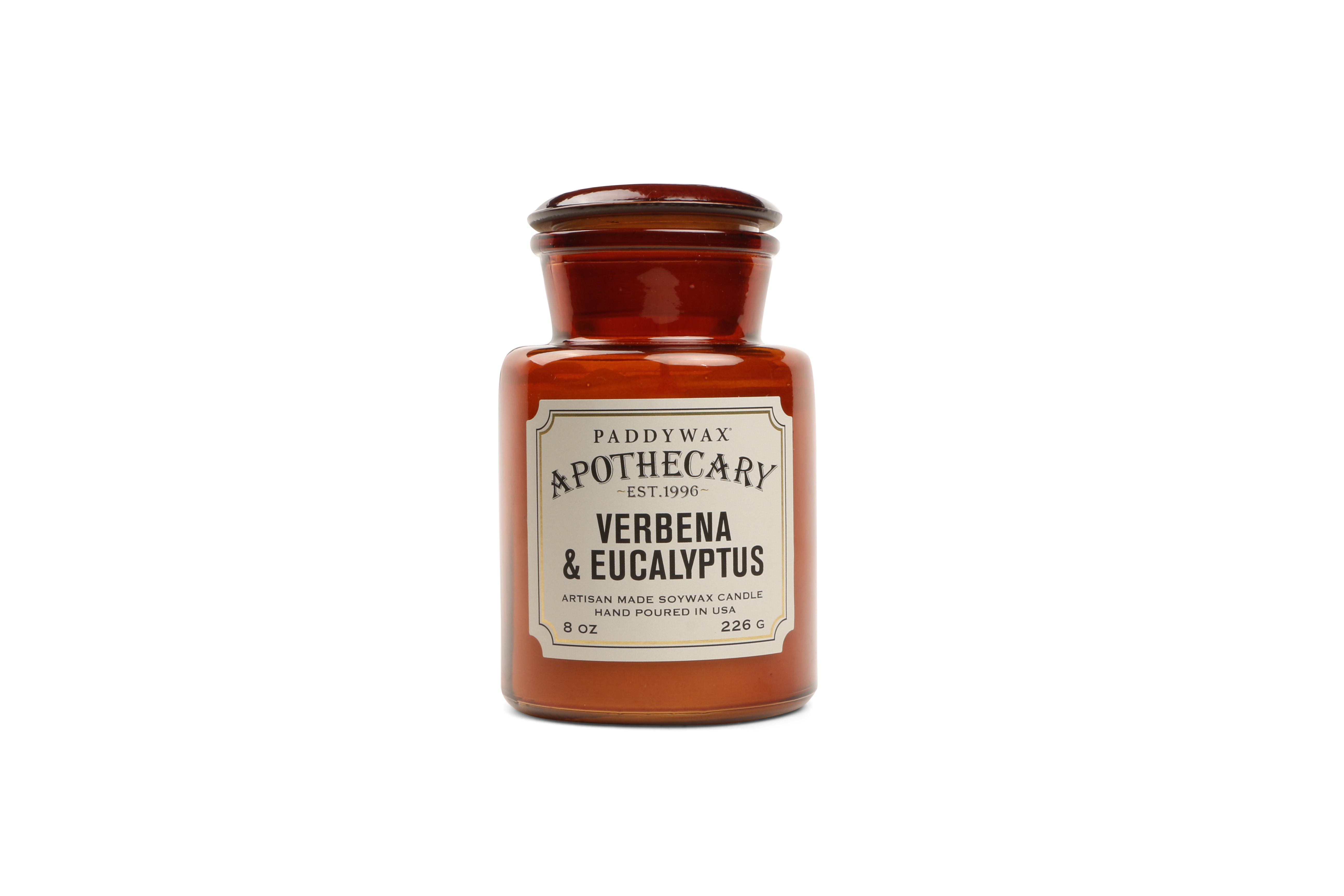 Paddywax Geurkaars Apothecary Verbena & Eucalyptus 226g - Glas