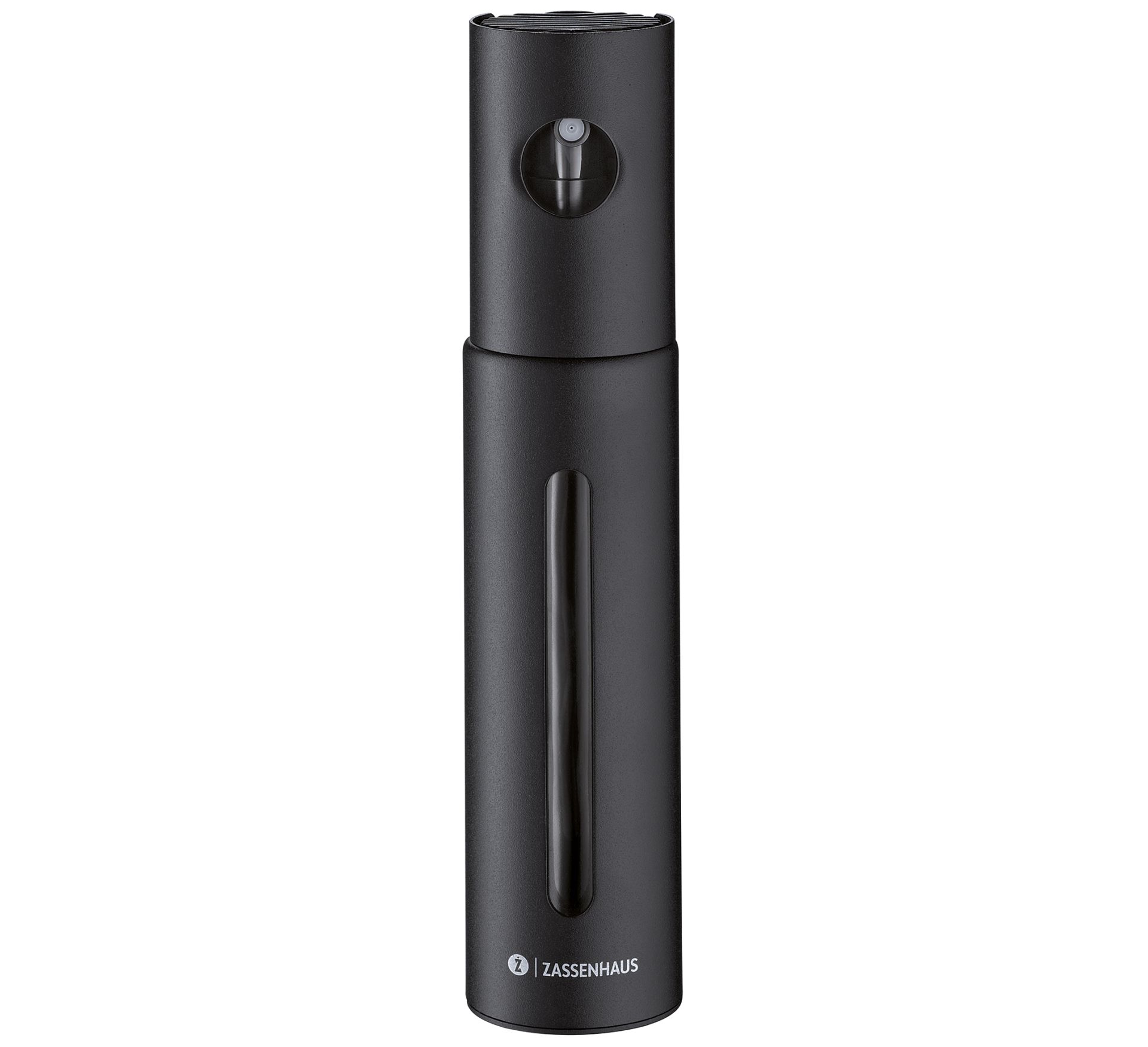 Zassenhaus Oliespray Oleon Black 100ml - Verstuiver - RVS/Glas - 4x19 cm