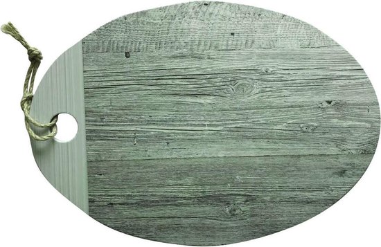 Zak Designs Fjord Dienblad Driftwood 37x26cm - Organic Shaped