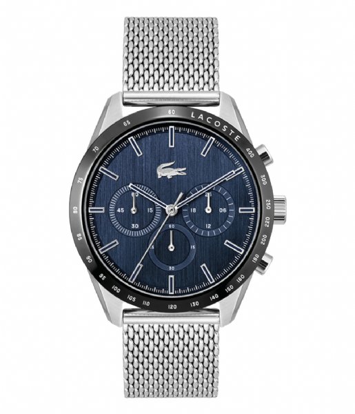 Lacoste Polshorloge Heren Boston Zilver/Blauw