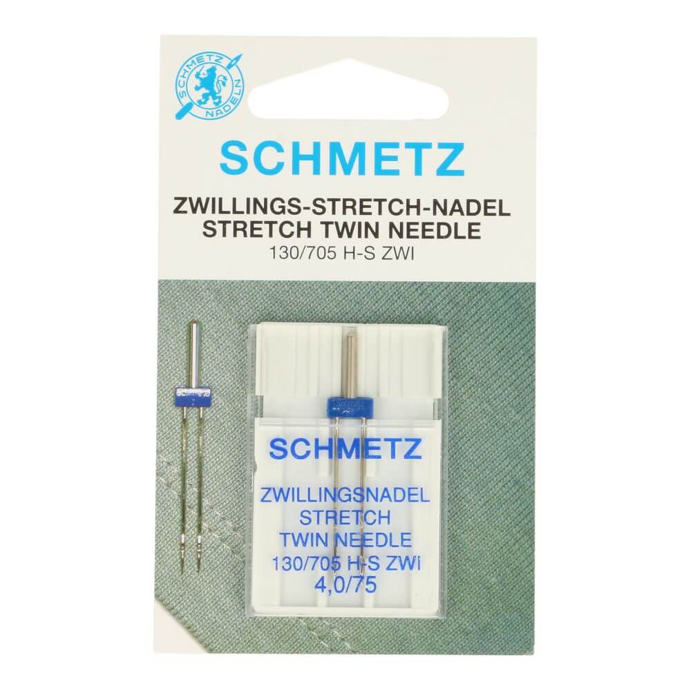 Schmetz Machinenaald Tweeling Stretch 1 stuk - 4.0-75