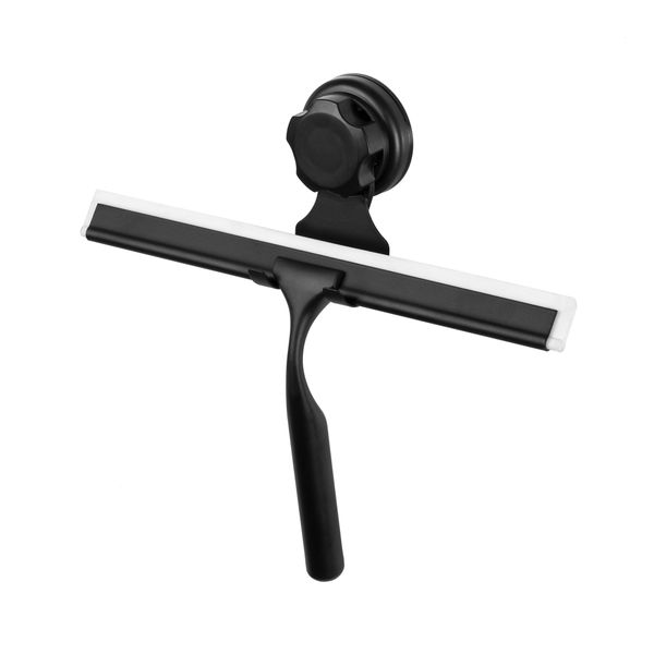 Compactor Douchewisser Bestlock Black 25.4cm - met Zuignap - Draagkracht to 3kg
