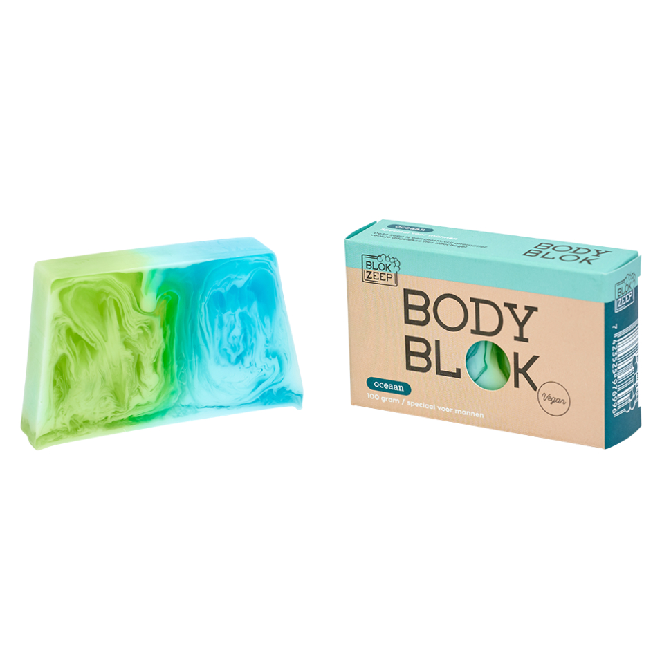 Blokzeep Body Bar Oceaan 100 g - voor Mannen
