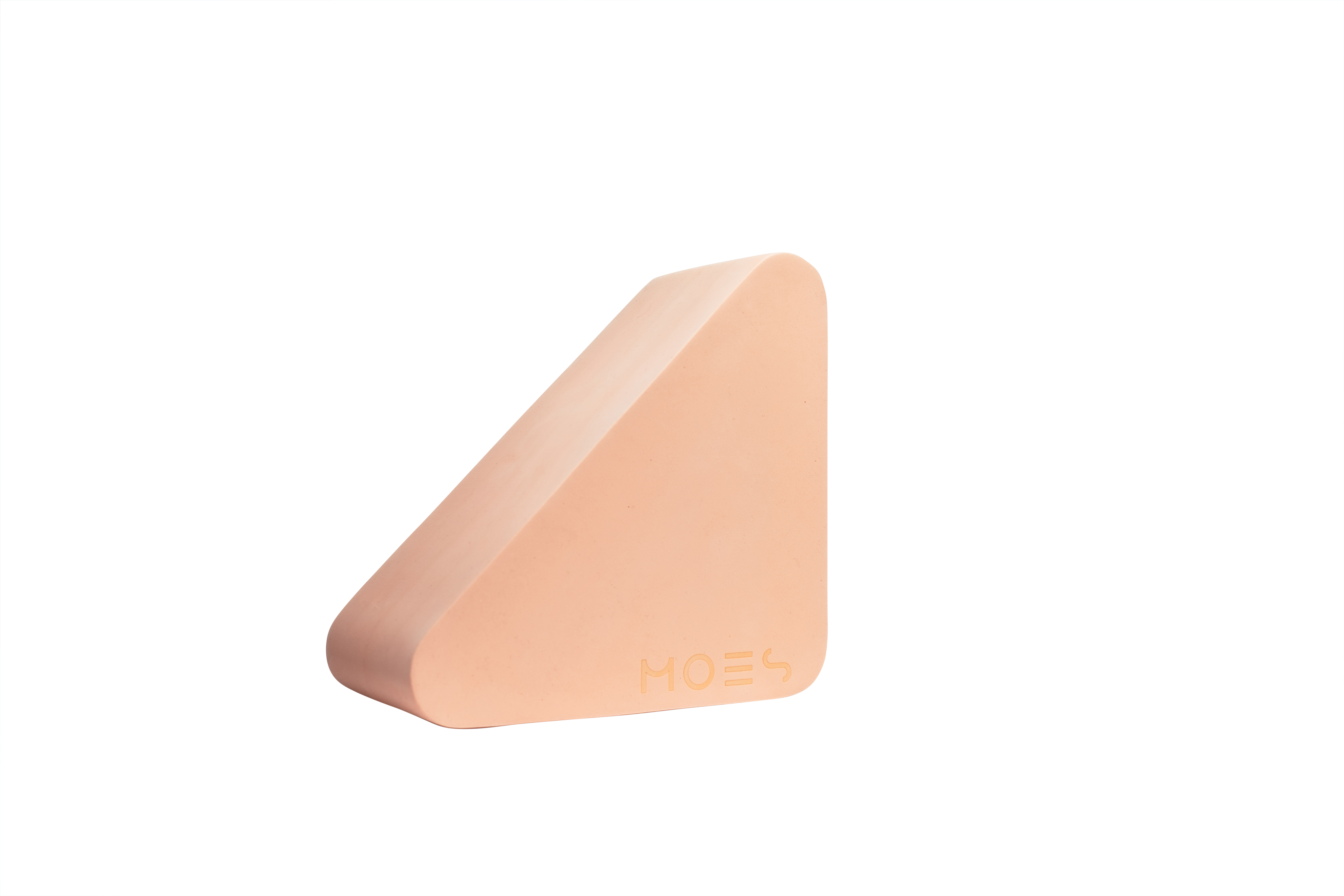 Moes Play Blocks Earth Triangle Salmon Pink