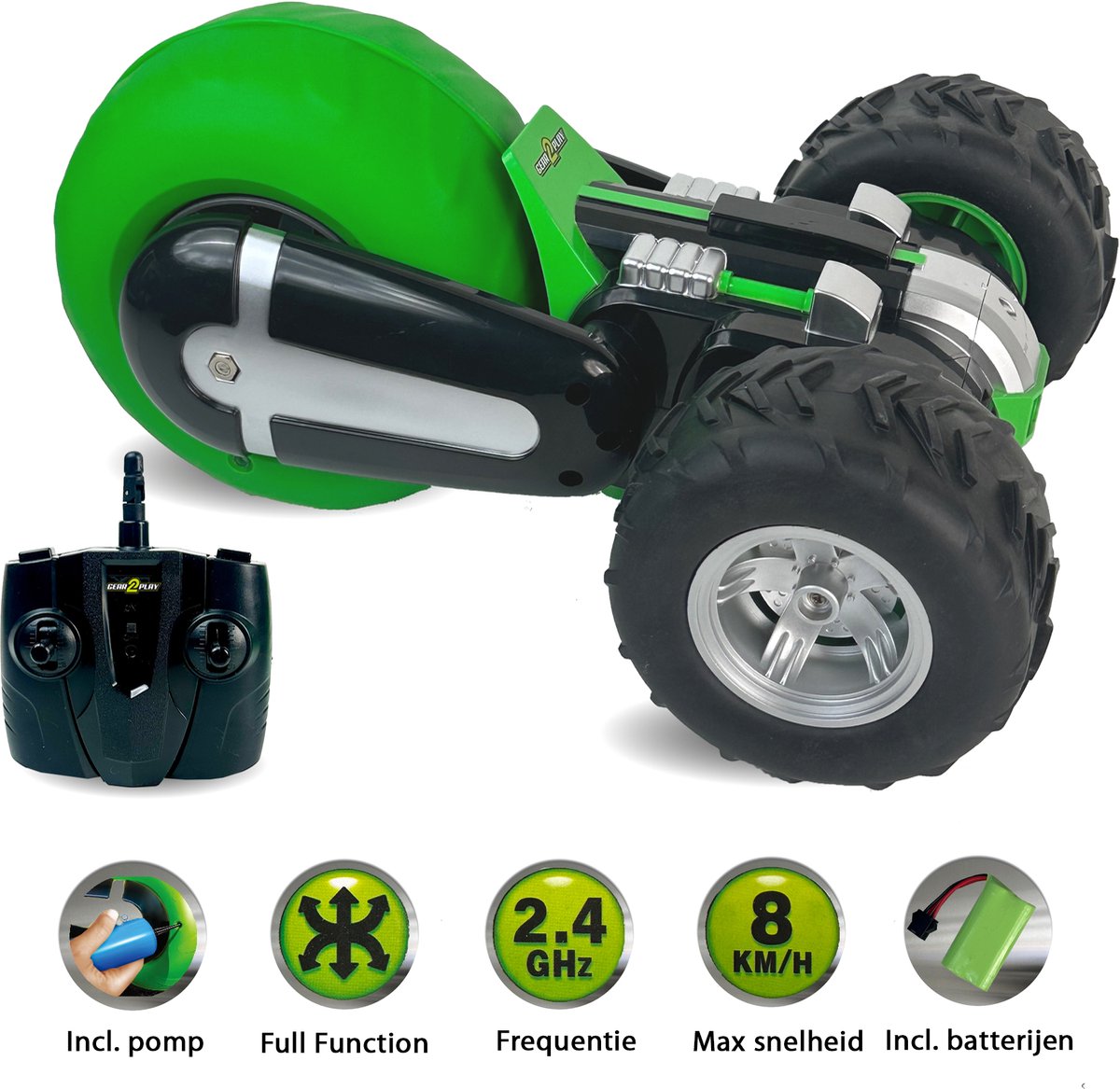 Gear2Play Air Rebound R/R, 2.4 GHz, 7.4 Volt, USB laden