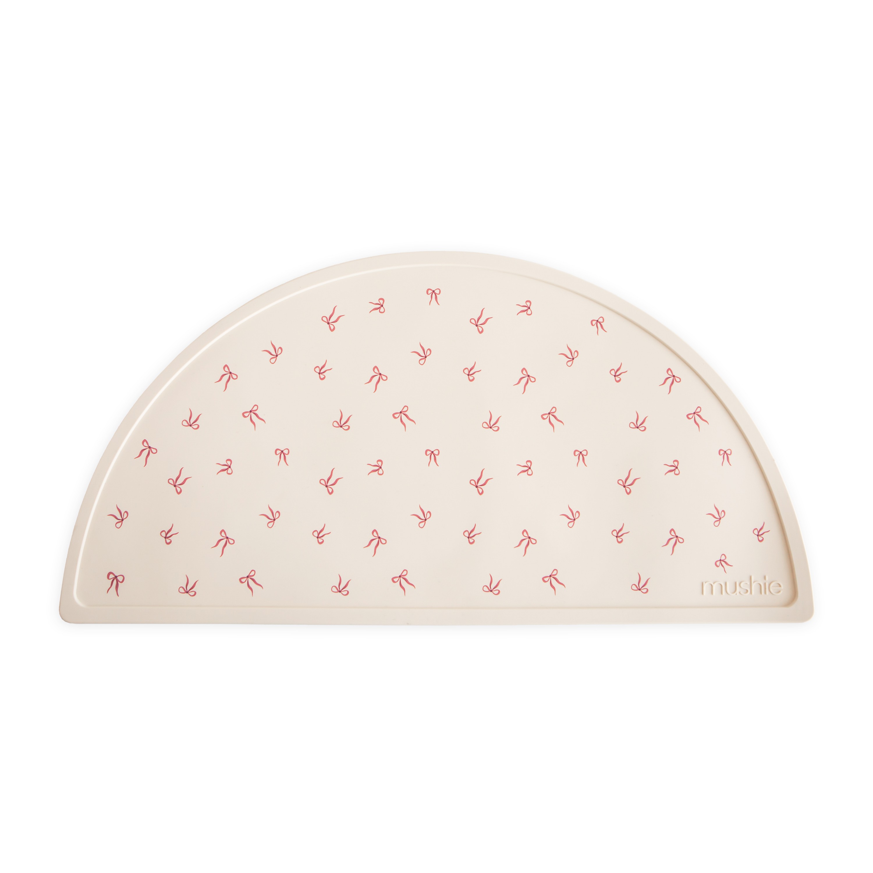 Mushie Placemat Silicone  Bows 48x23 cm Mushie Placemat Silicone  Bows 48x23 cm