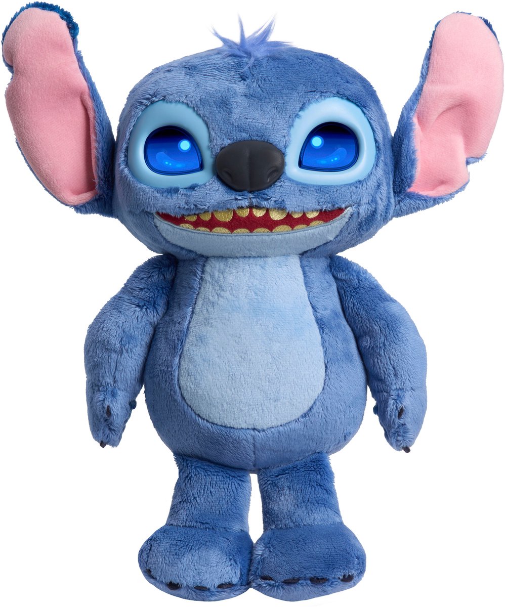 Disney Many Moods Stitch 50 geluiden en reacties, 30 cm