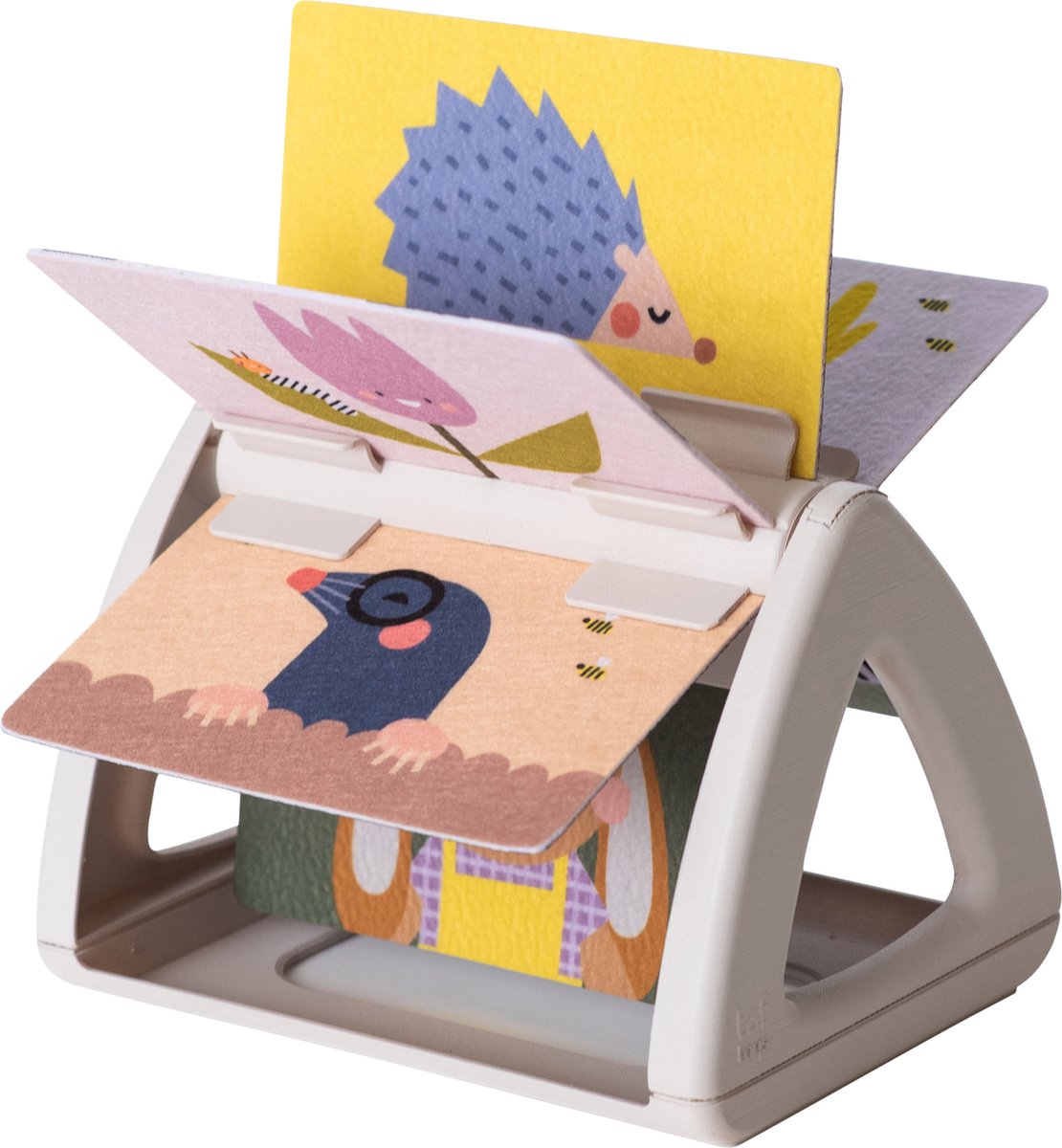 Taf Toys Knisperboekje Urban Garden Book Tummy Time Spinning