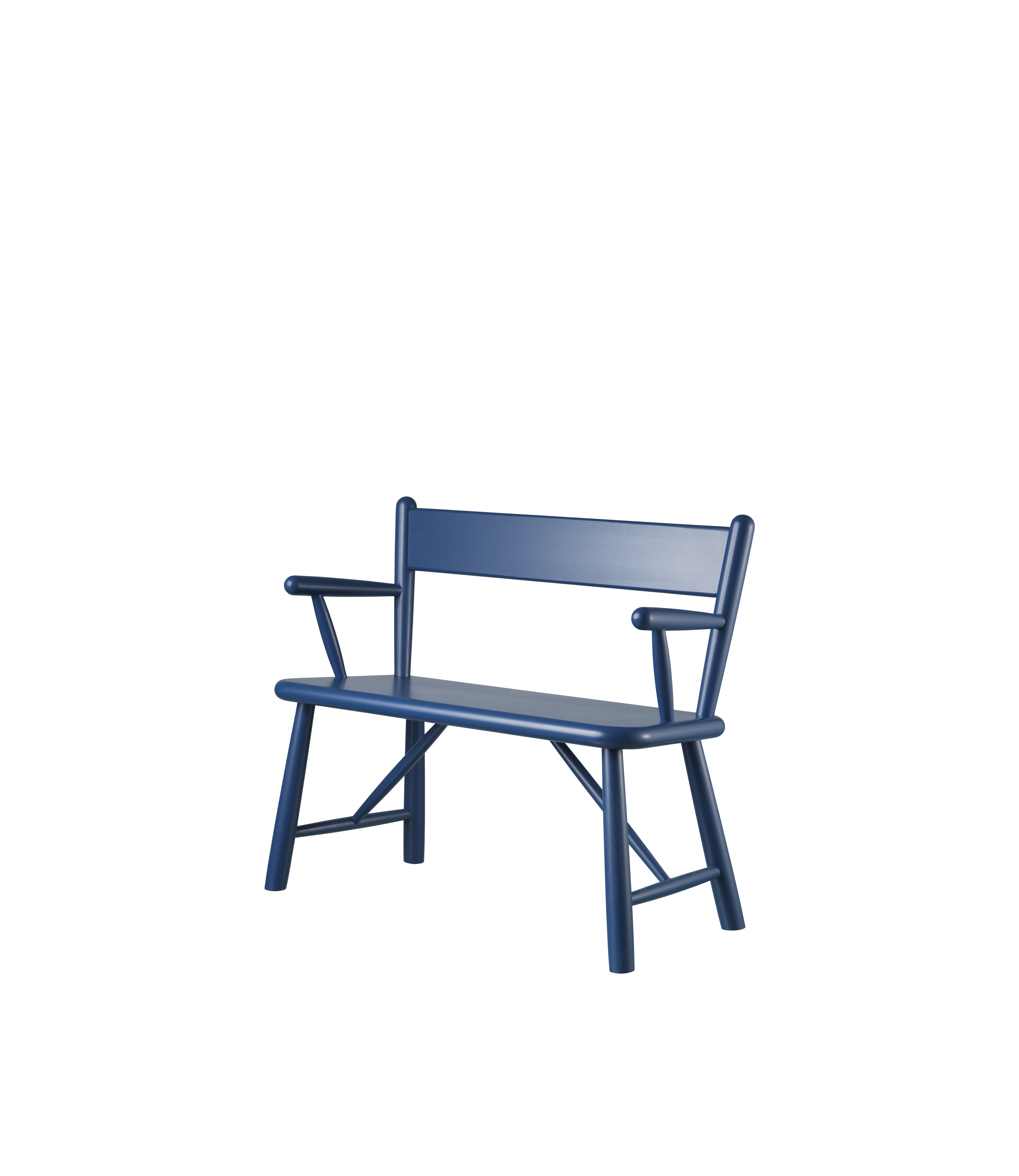 Mobler Kinderbank P11 Nordic Swan Beukenhout Blauw 58.5x70x32 cm