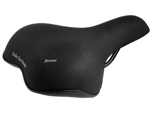 San Remo Donau fietszadel dames zwart