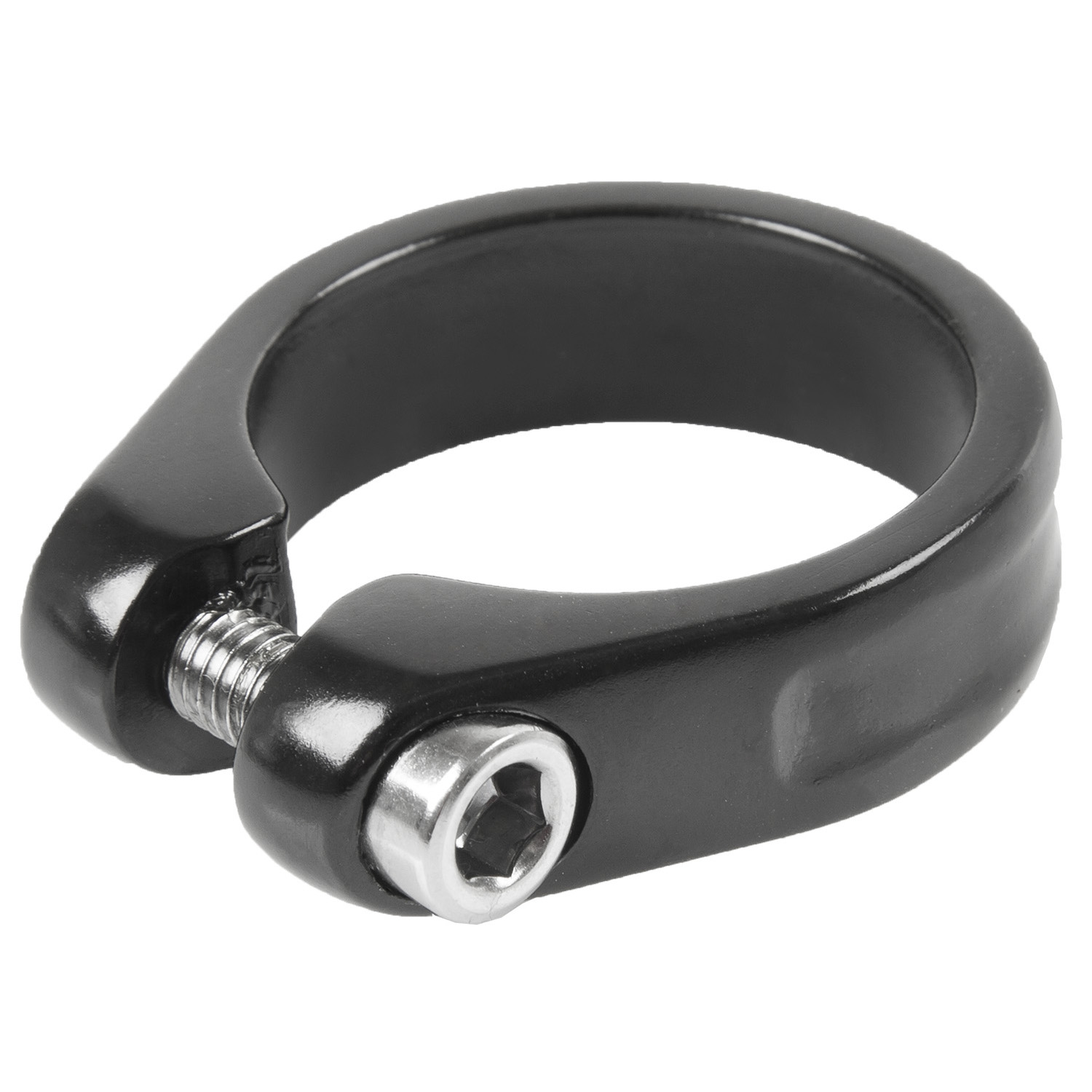 M-Wave Zadelbuisklem 34,9 mm Zwart Alu