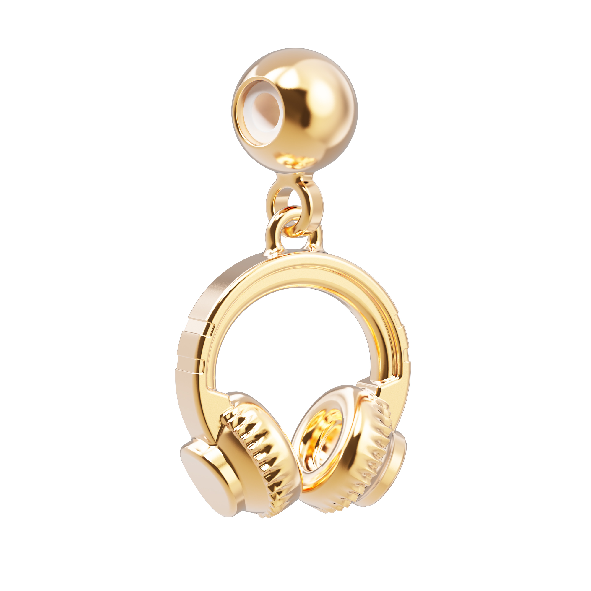 Chocli Charm Attitude Headphone - 18K Gold Plated