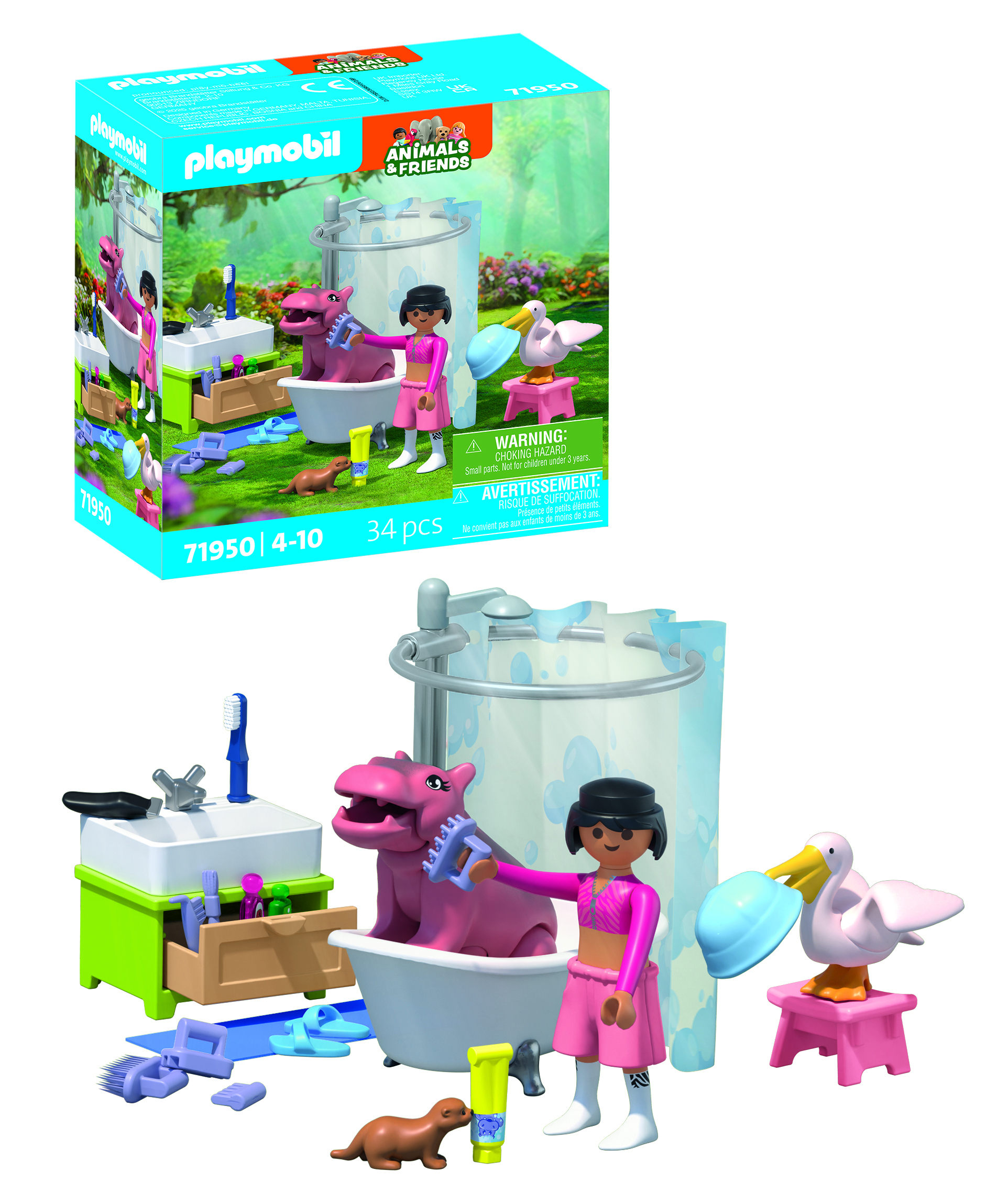 Playmobil Animals & Friends 71950 Dierenbadplezier