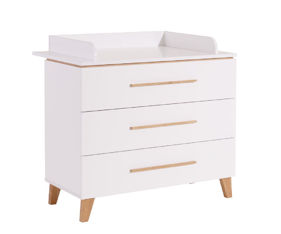 Transland Commode met Verlengstuk Mira Wit - 110x94x52.4 cm