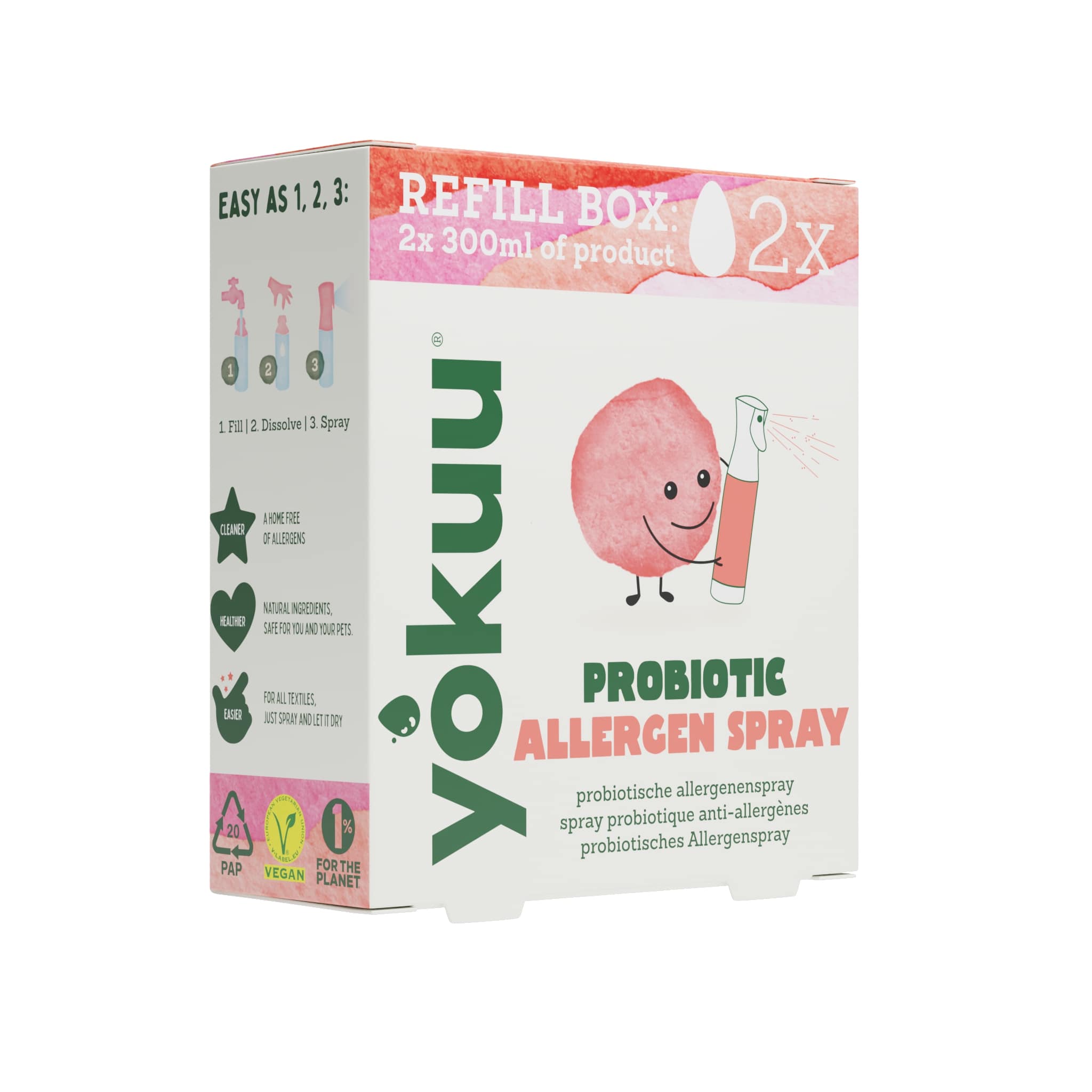 Yokuu Navulling Anti-Allergenen 2 tabs - voor 300ml - Probiotisch