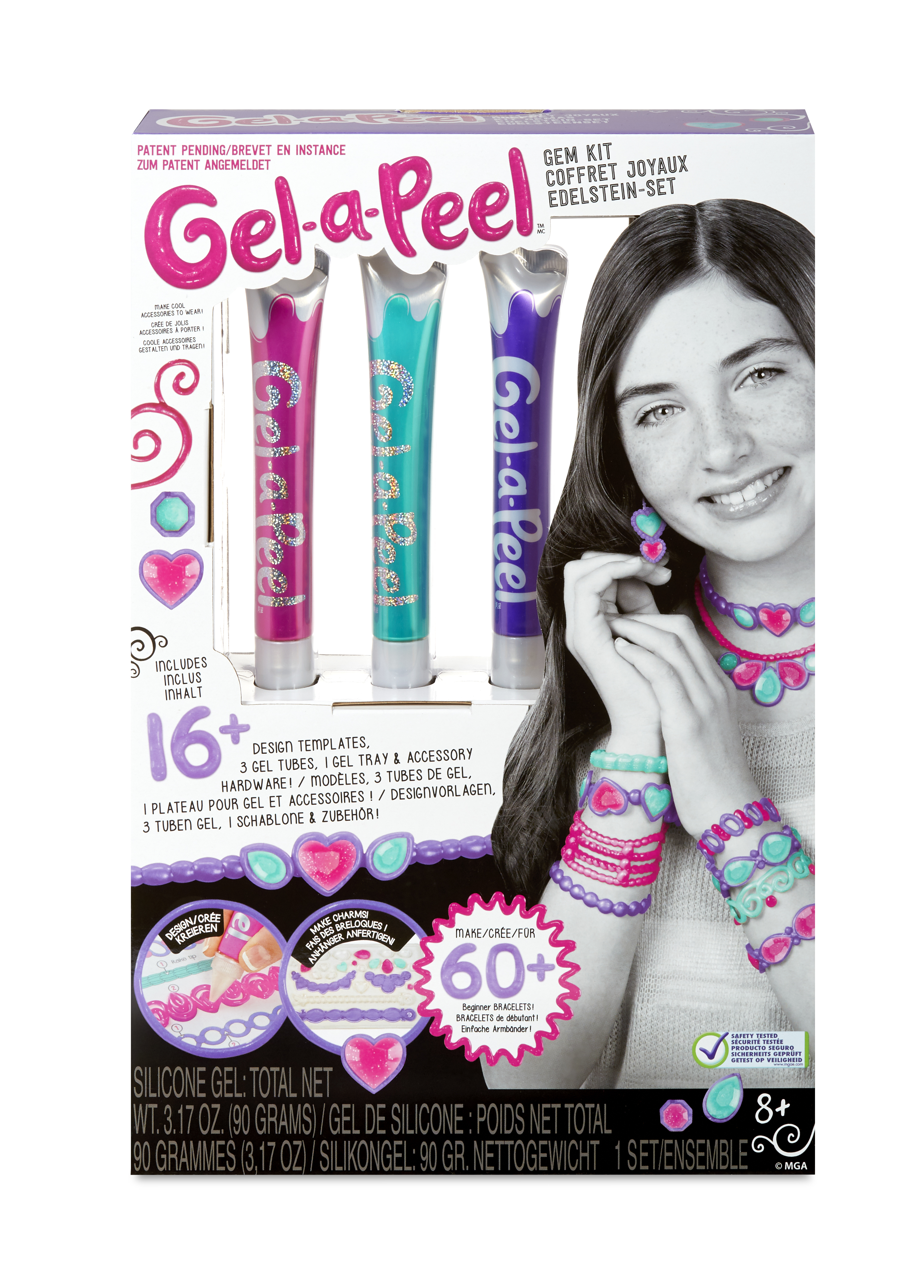 Gel-a-Peel 3 pack accessoireset Gem Kit
