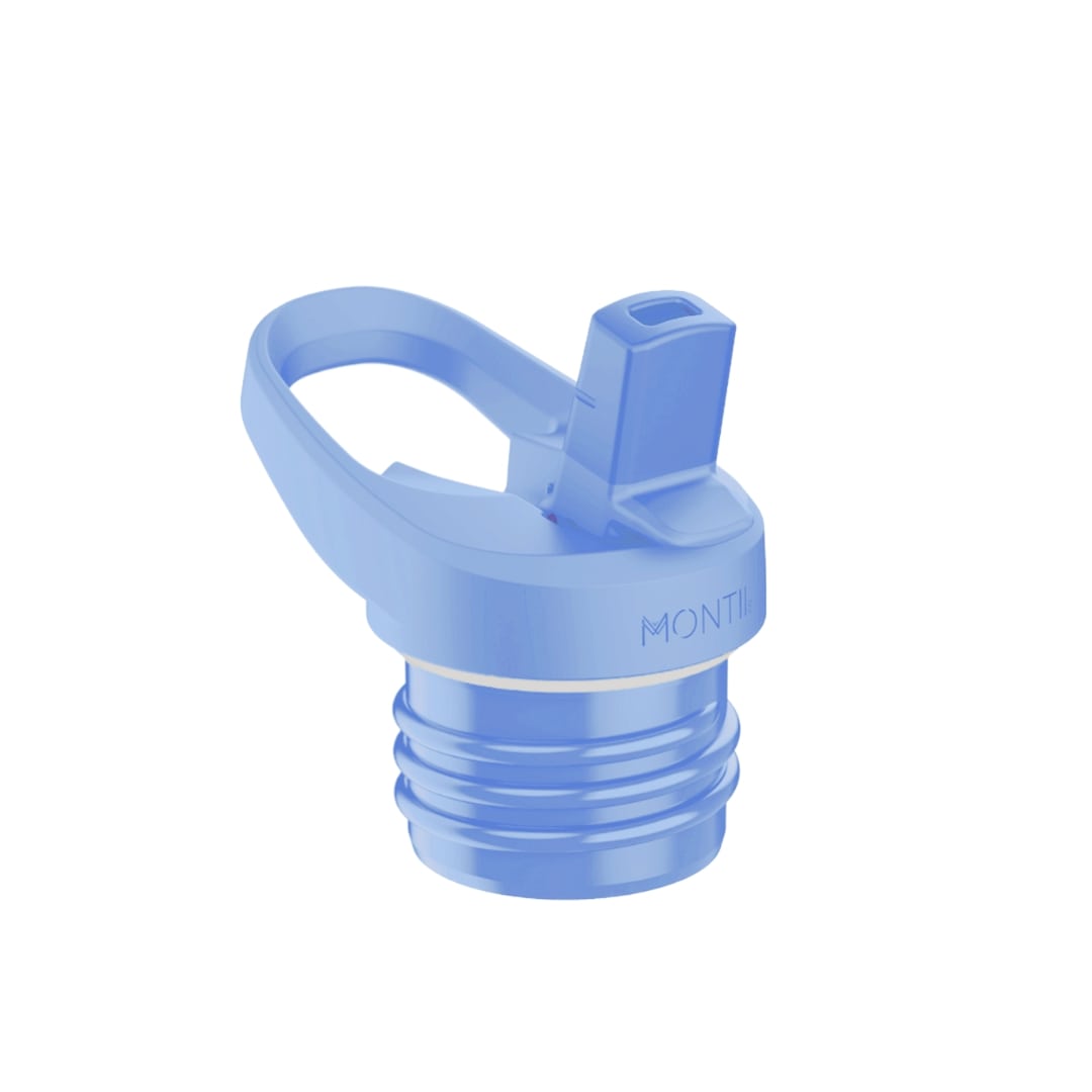 MontiiCo Dop Isoleerfles Sipper 2.0 Sky met Draagbeugel