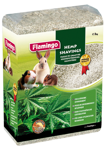 Flamingo Hennepstrooisel PP 3 kg - 48 l