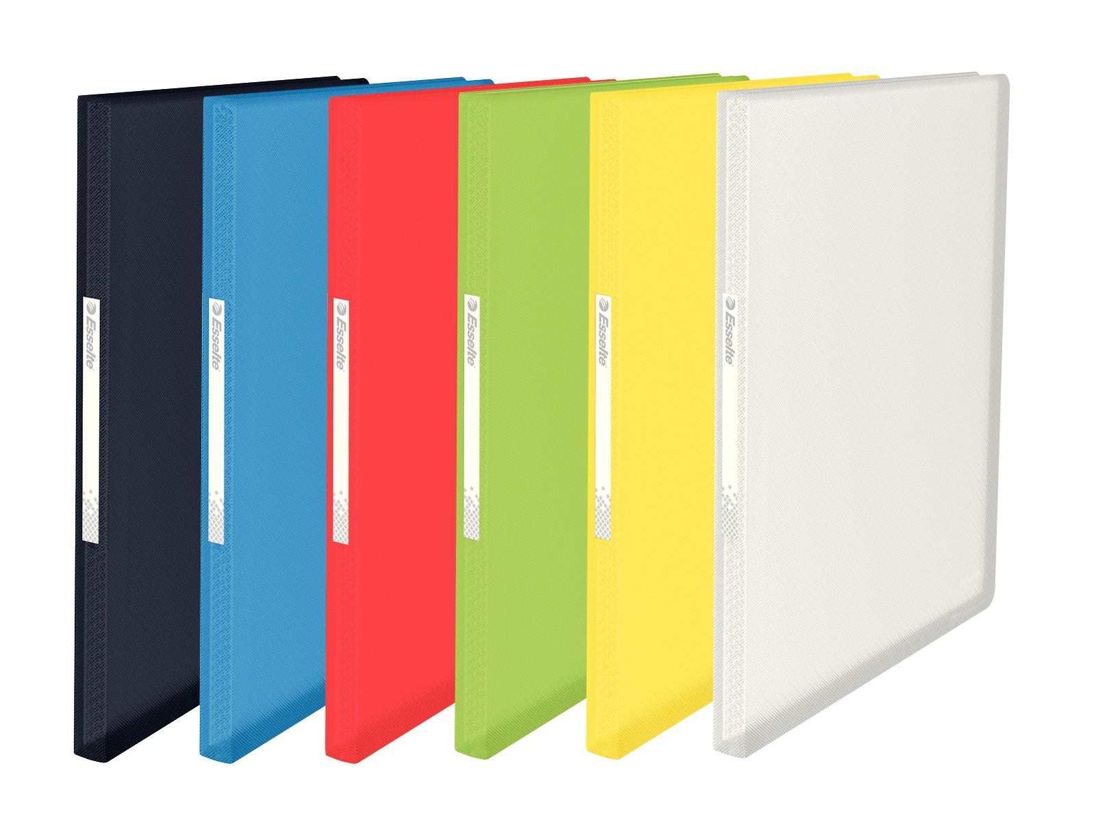 Esselte Showalbum Vivida 80 Hoezen Transp Assorti - 25x310x233 mm - Prijs per Stuk