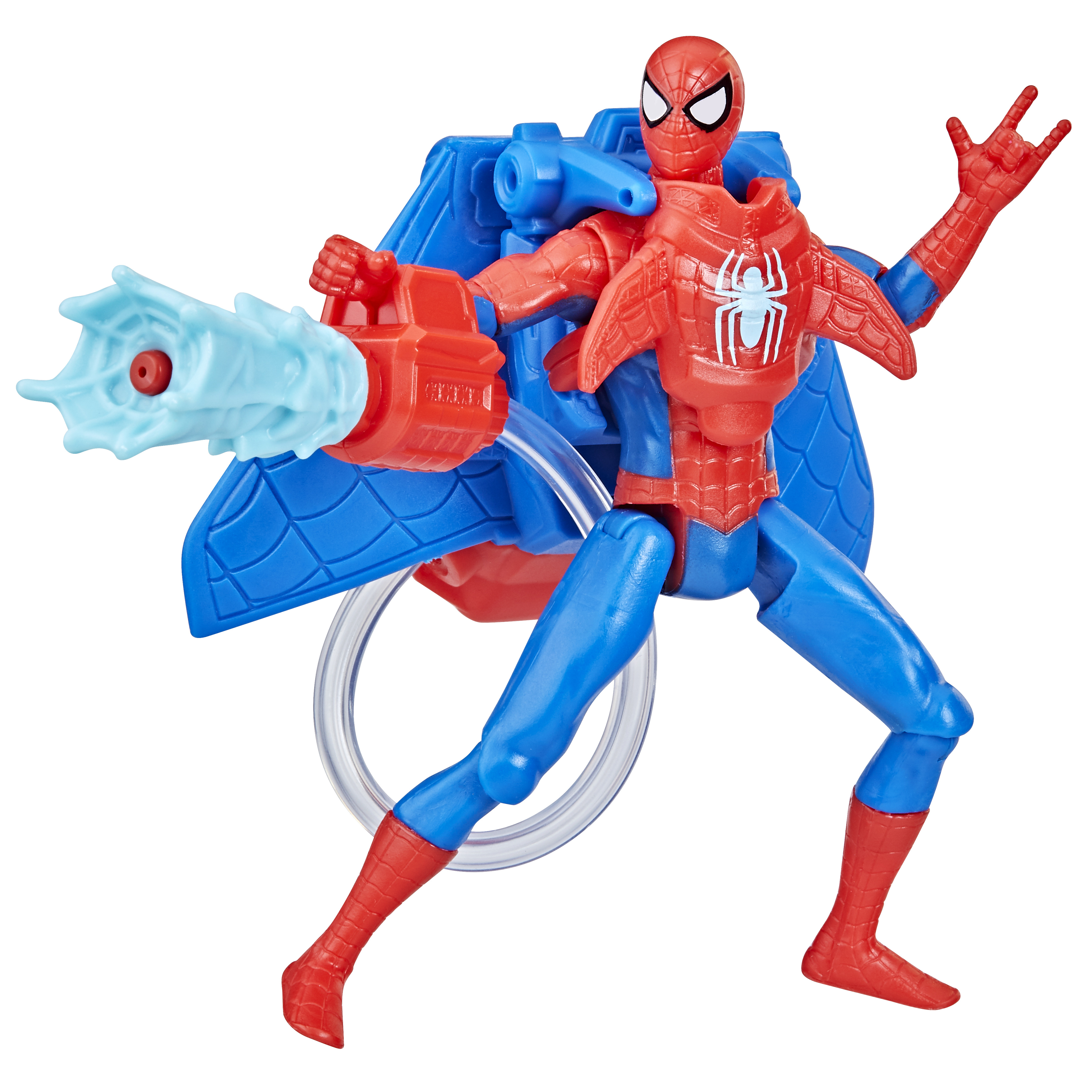 Marvel Spiderman Aqua Web Warrior Classic Spiderman